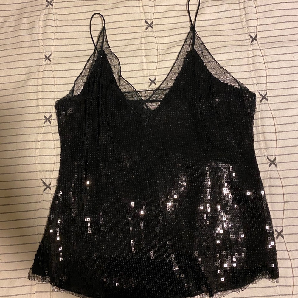 Free People Sequin Top